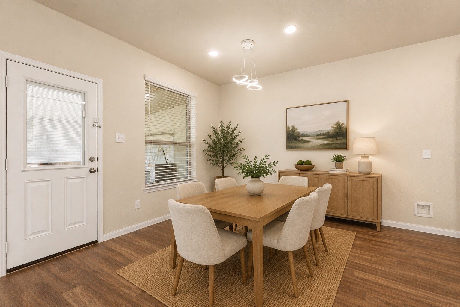 Virtual Staging: Dining room
