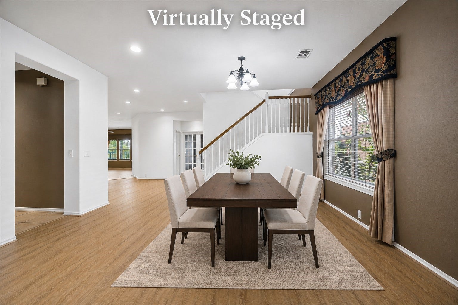 Dining Area - Virtually Staged