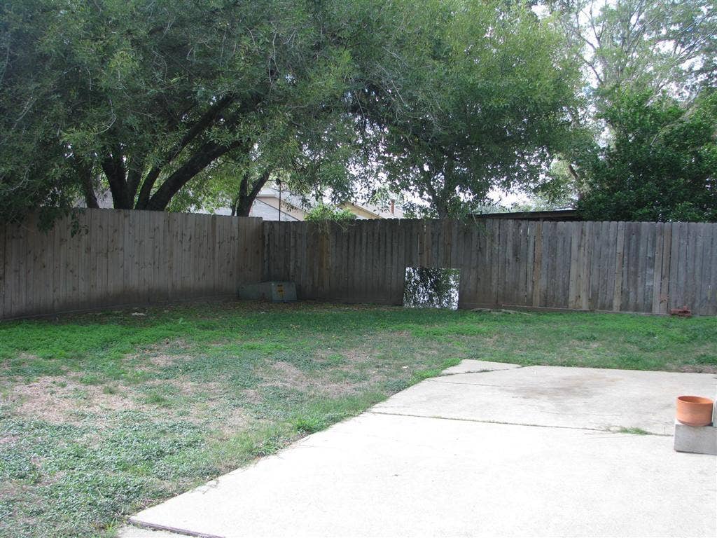13303 Bassford Drive, Houston, TX 77083 backyard