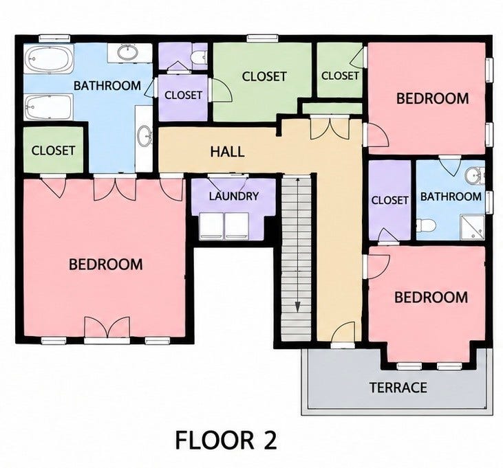 504 W 10th Street, Houston, TX 77008 2nd floor of 504 W. 10th Street.