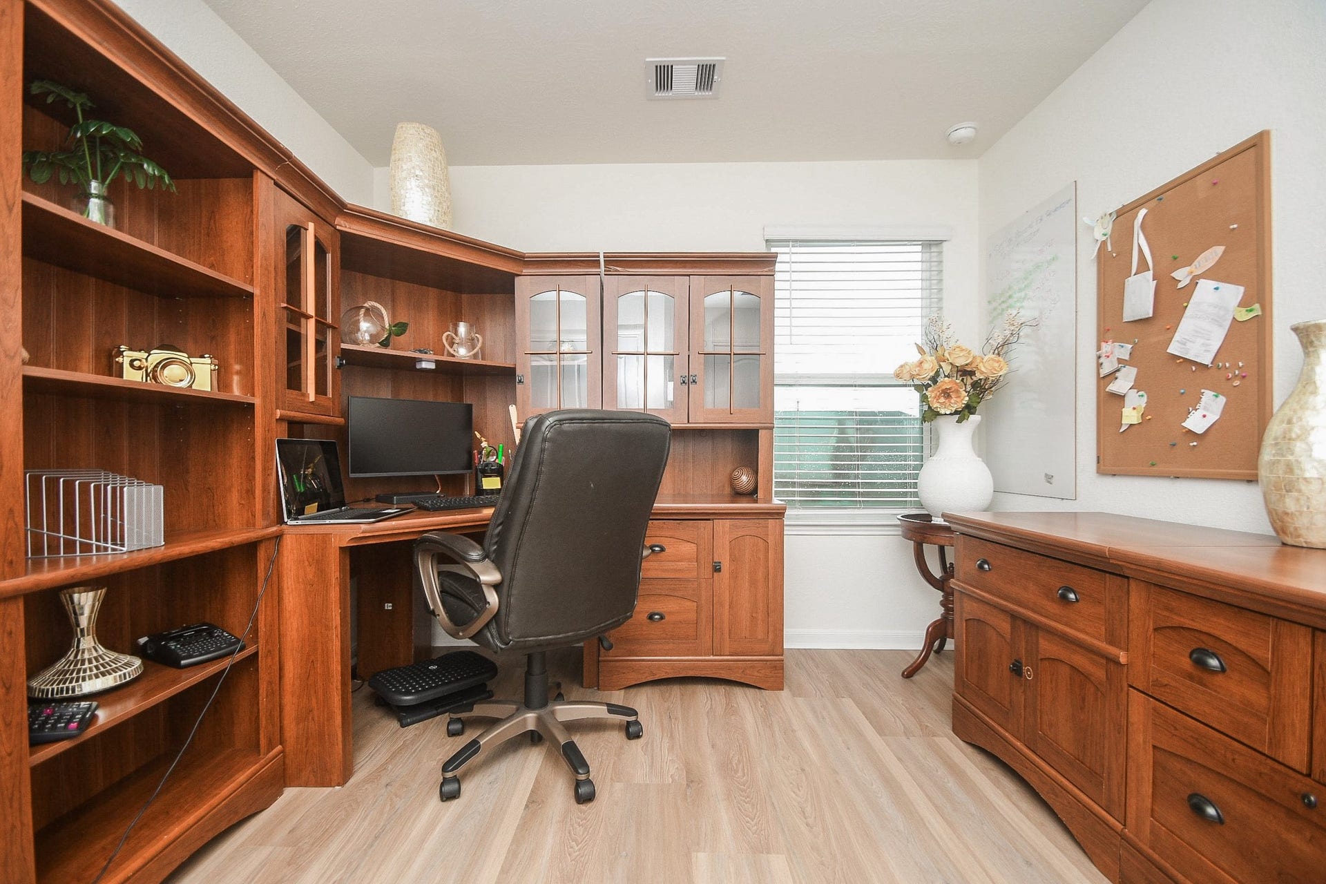 22523 Strathmore Drive, Richmond, TX 77469 This Secondary bedroom gets great natural light and is currently being used as an office.