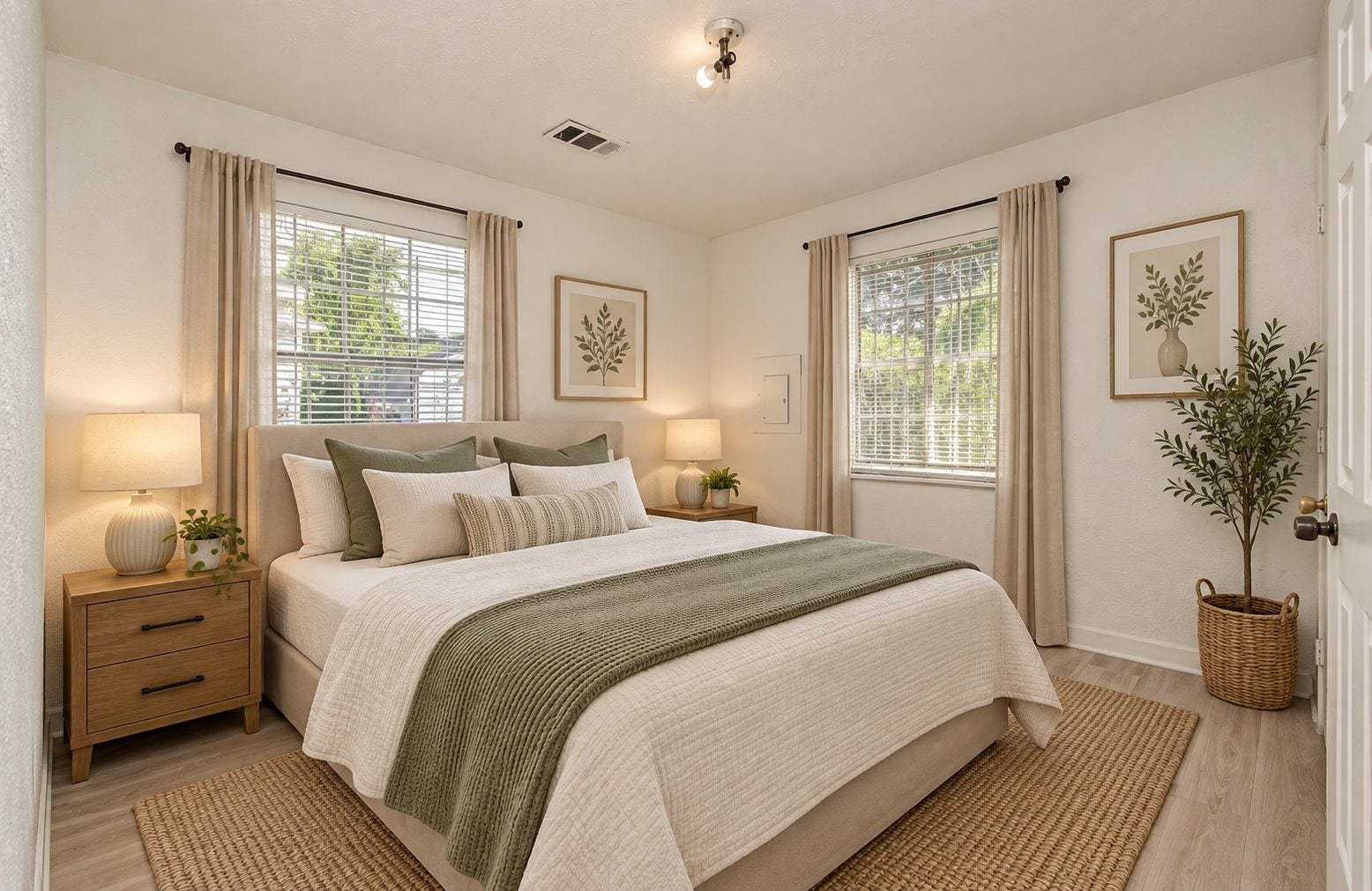See bedroom with virtual staging.