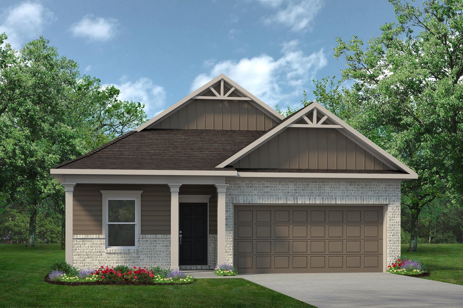 The Oakshire II- Elevation P
