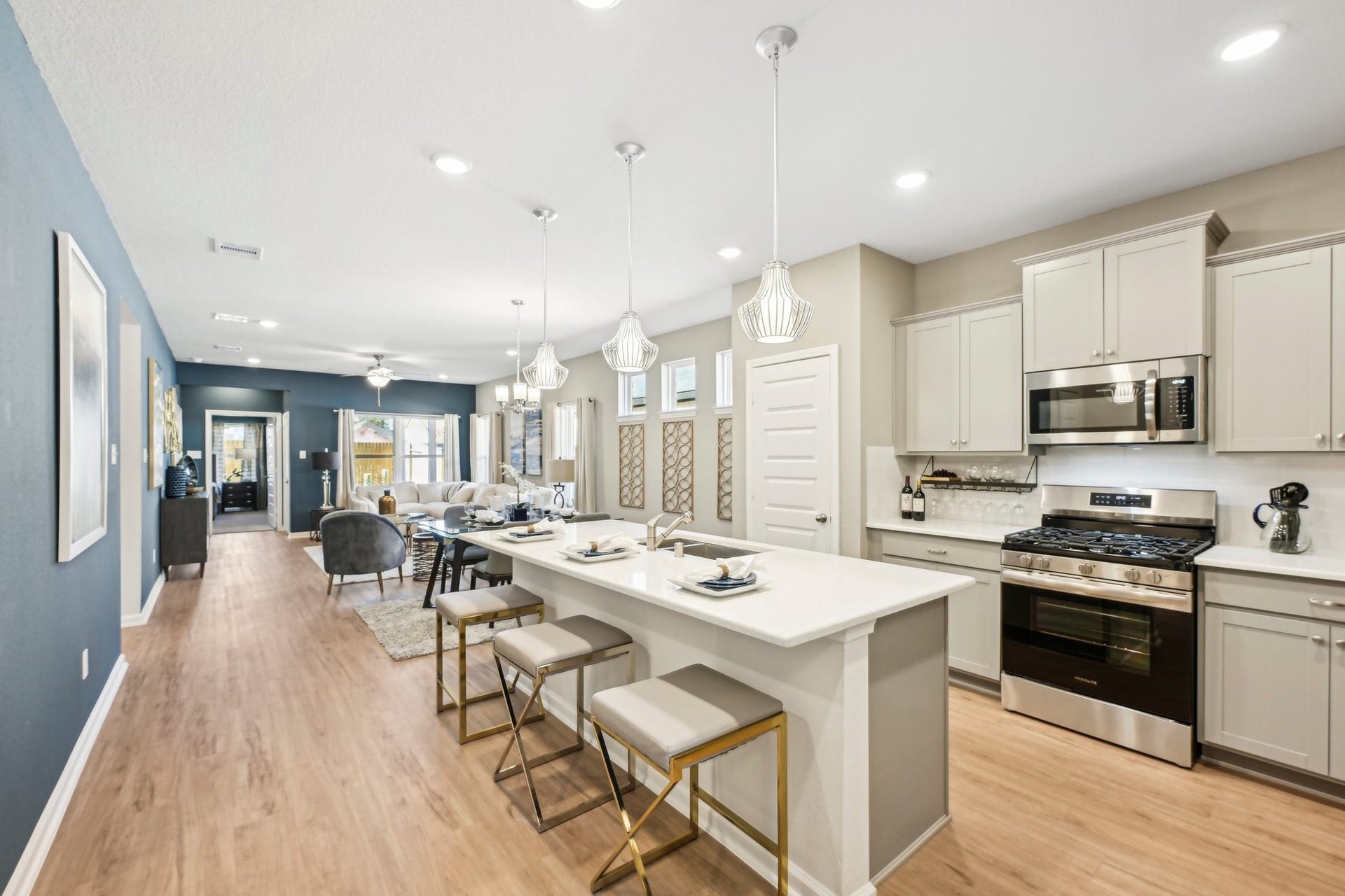 Kitchen. Sample image for illustration; upgrades, options, and colors may vary.
