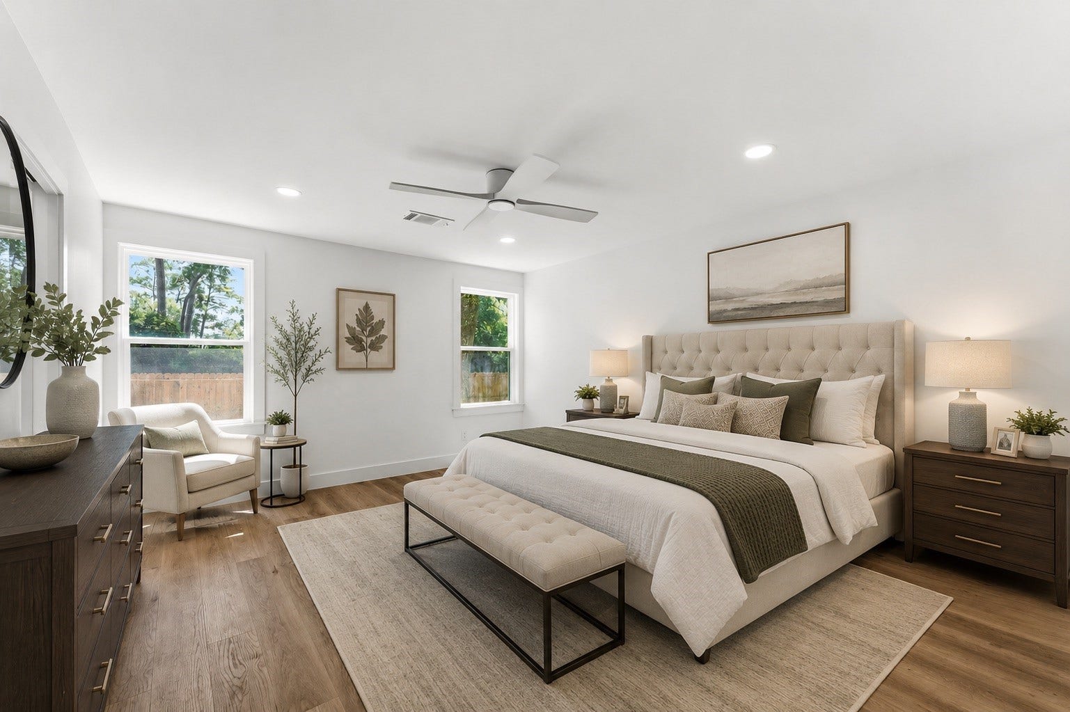 76 Woodhaven Wood Drive, The Woodlands, TX 77380 AI enhanced to show the possibilities.