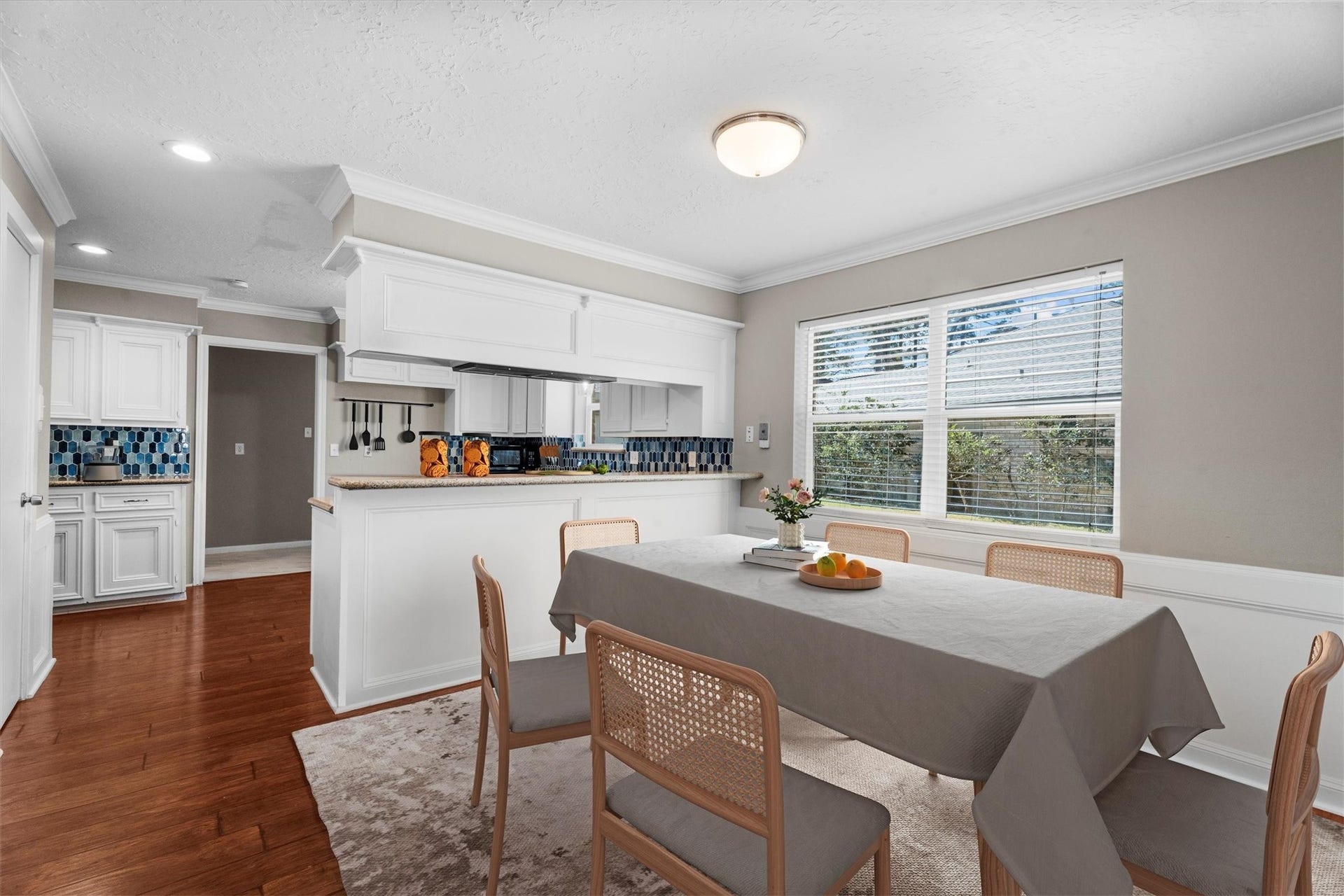 5939 Havenwoods Drive, Houston, TX 77066 Digitally staged Breakfast Room
