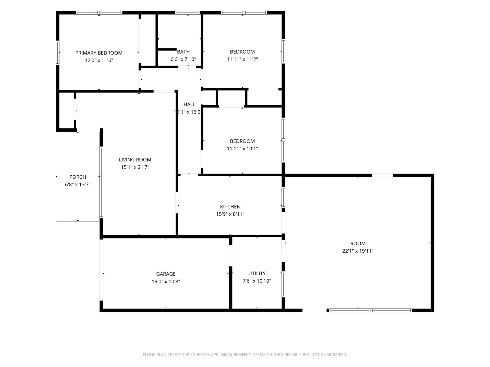 119 West Avenue, Pasadena, TX 77502 floor plan