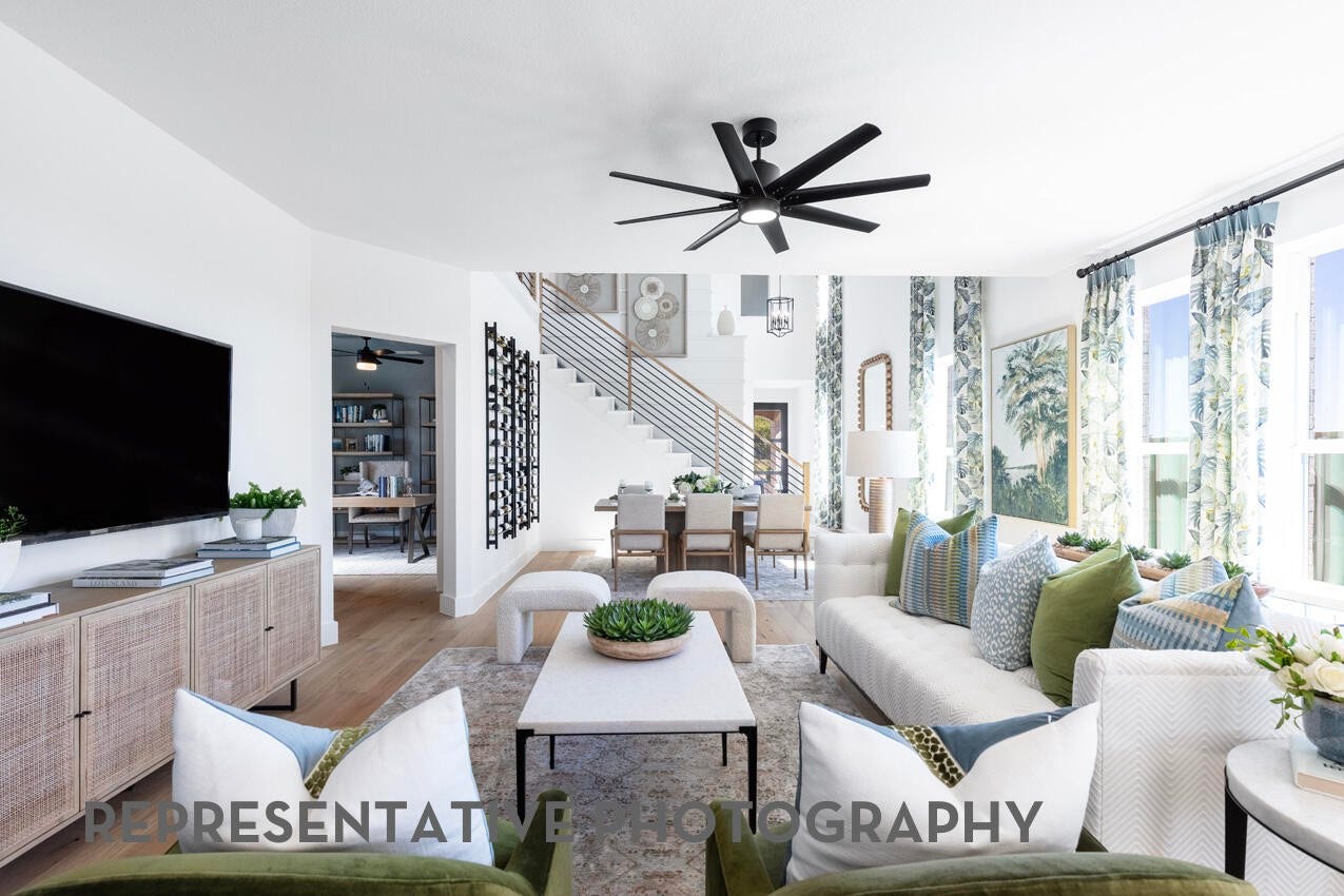 A family room provides a comfortable, welcoming space designed for gathering, relaxing and connecting.