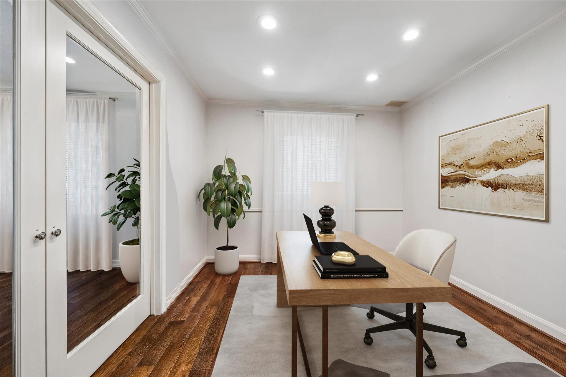 818 Olney Oak Drive, Houston, TX 77079 Virtually staged office