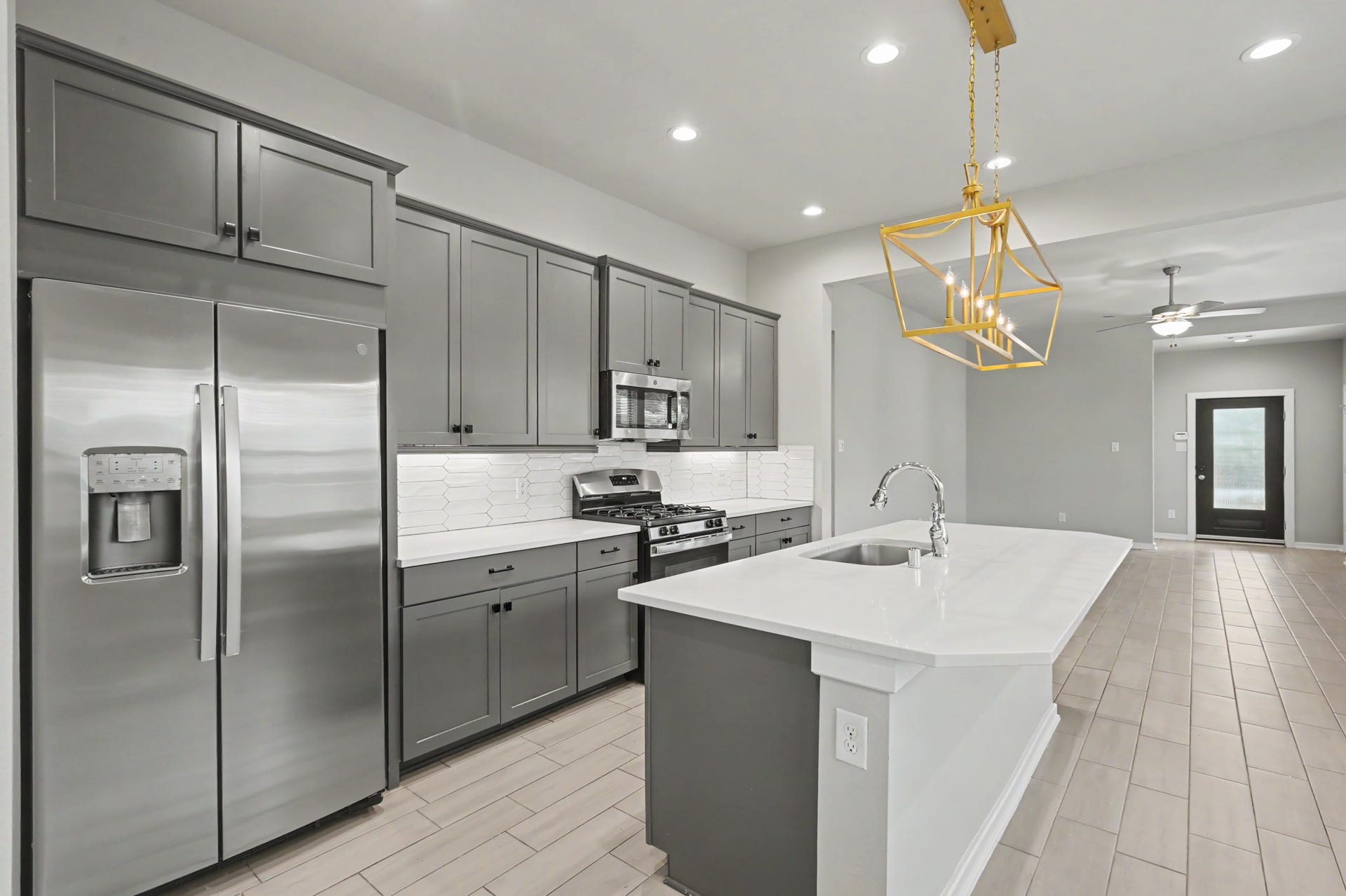 Kitchen is open to family room making this home perfect for entertaining