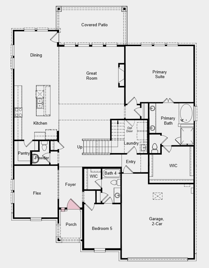 Additional Highlights Include: Upgraded front door, fireplace at great room, and gas line at patio.
