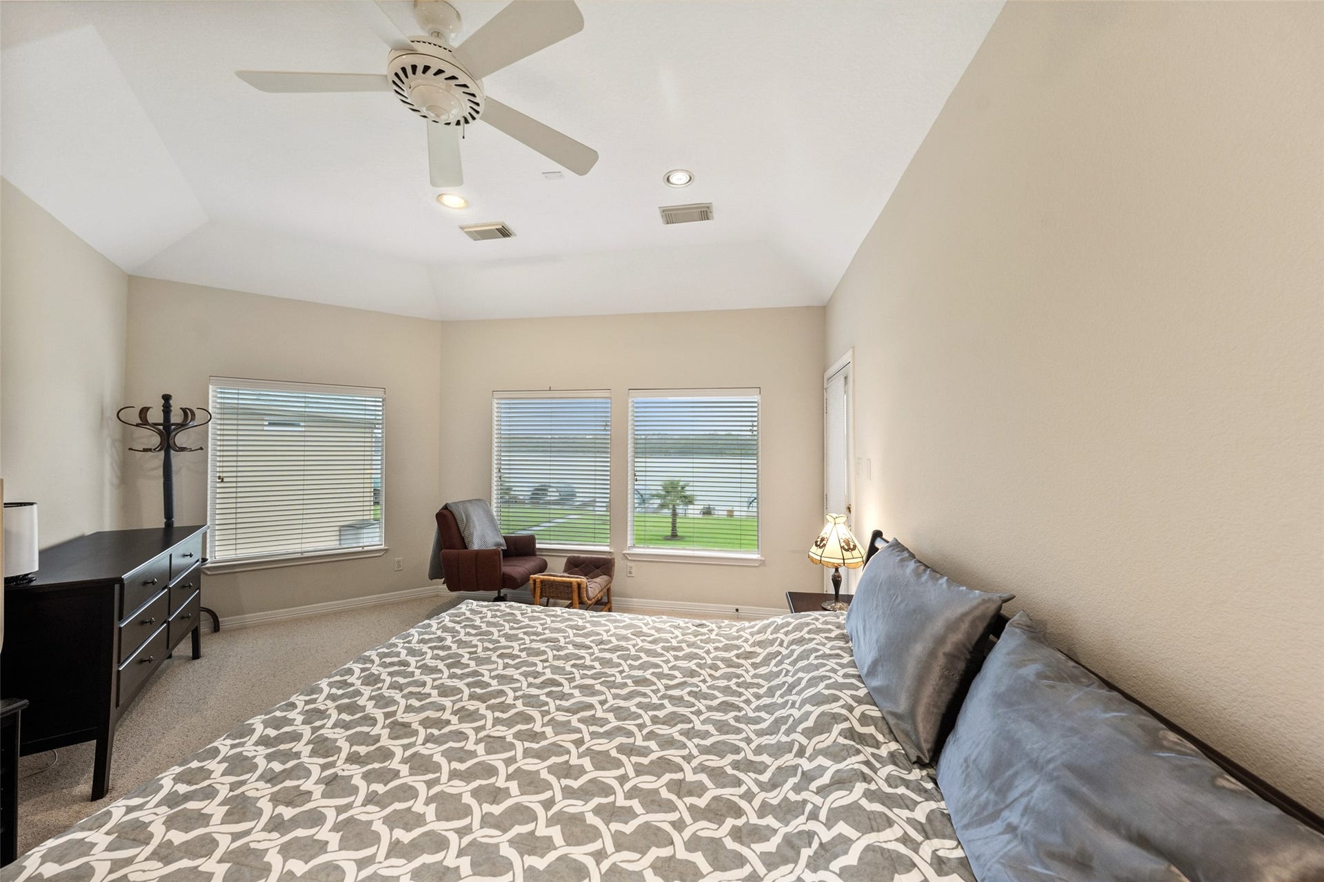 Imagine waking up every morning to all of the natural light streaming in these windows.