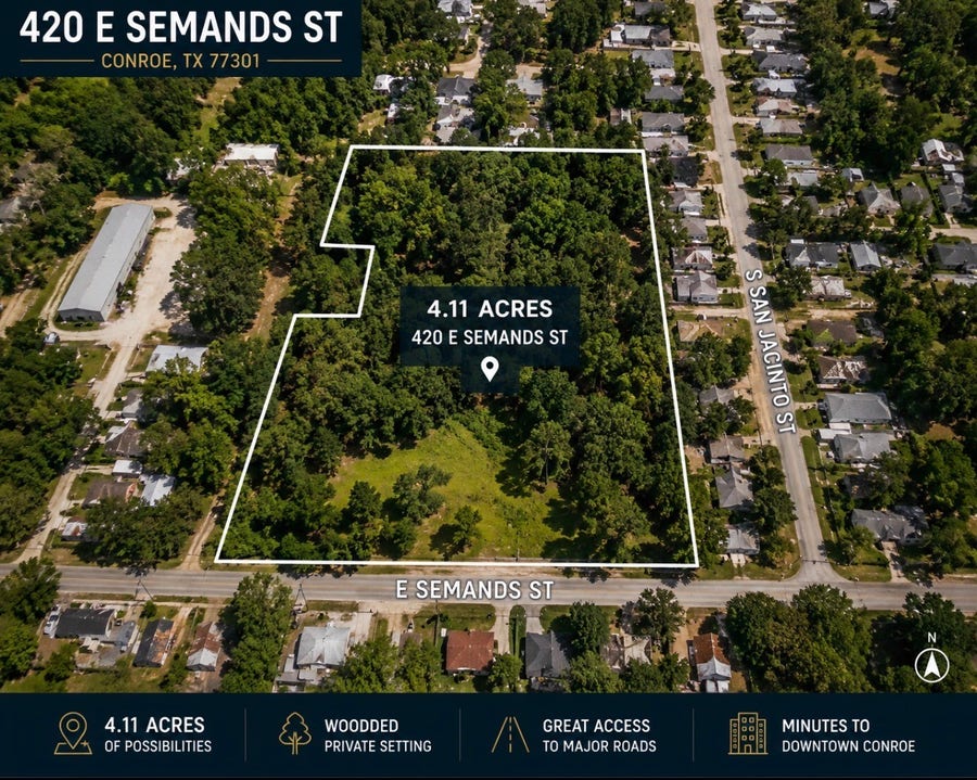 Property photo for 420 E Semands Street, Conroe, TX