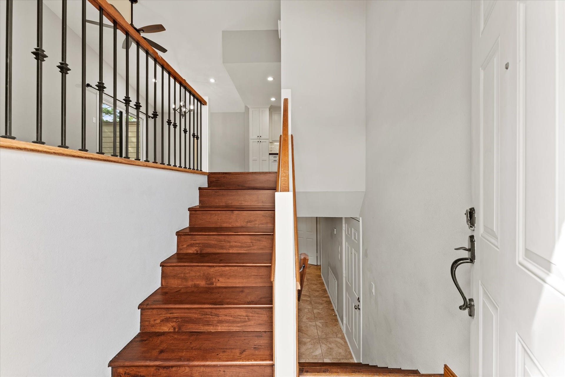 16963 Chapel Pines Drive, #57, Spring, TX 77379 Upon entering-up to main living areas & down to bonus room