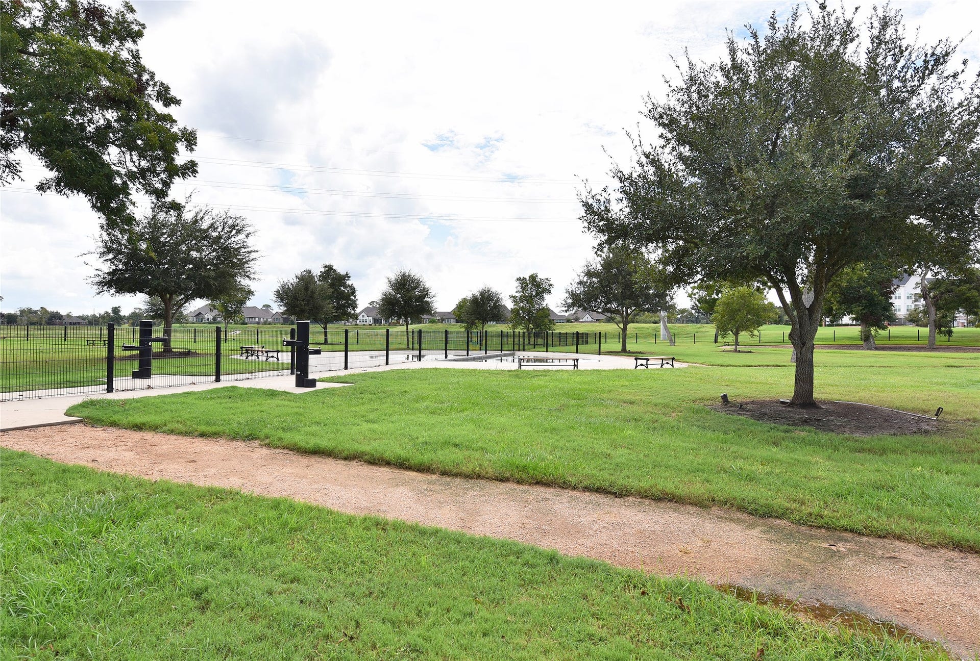 Pocket parks, walking and jogging trails are woven throughout the neighborhood.