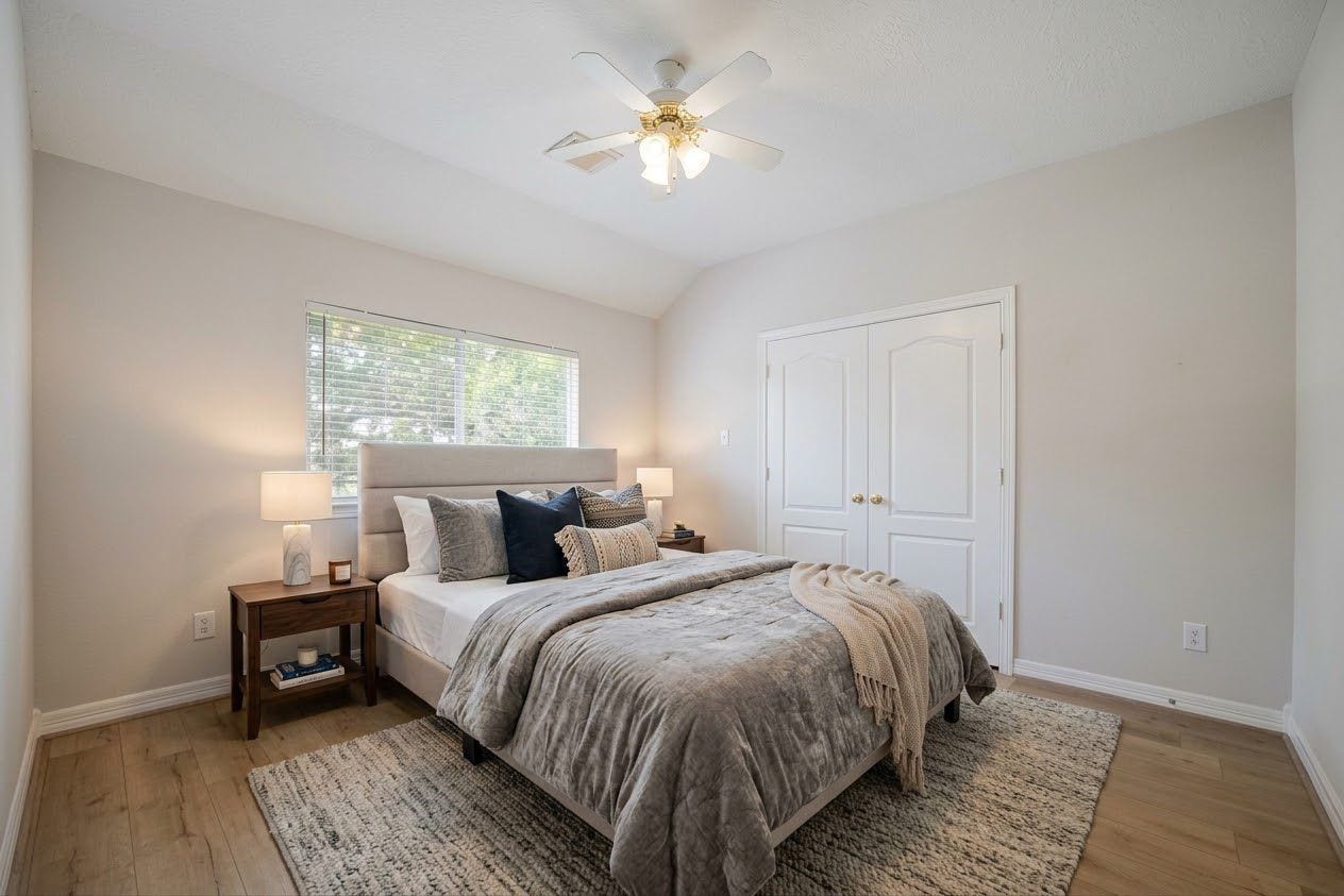 5807 Bayberry Way, Sugar Land, TX 77479 Bedroom 2 - Bright and comfortable bedroom.