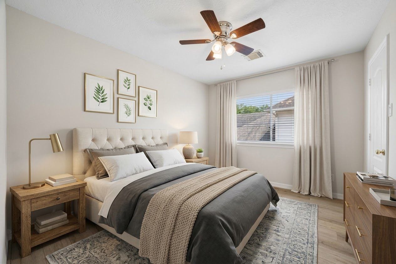5807 Bayberry Way, Sugar Land, TX 77479 Bedroom 3 - Bright and spacious