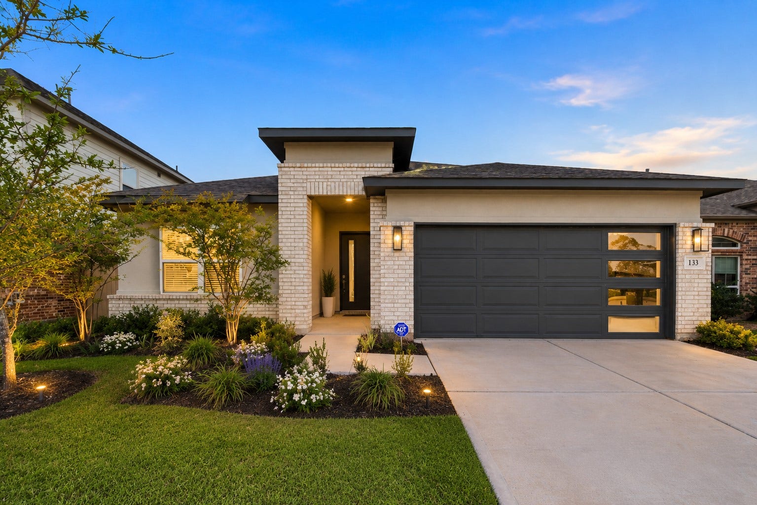 Beautiful one-story home with 4 bedrooms and 3 full baths in the sought-after Sunterra community, offering an open-concept layout and access to the Crystal Lagoon, lazy river, resort-style pool, fitness center, parks, trails, pickleball, tennis courts, and more.
