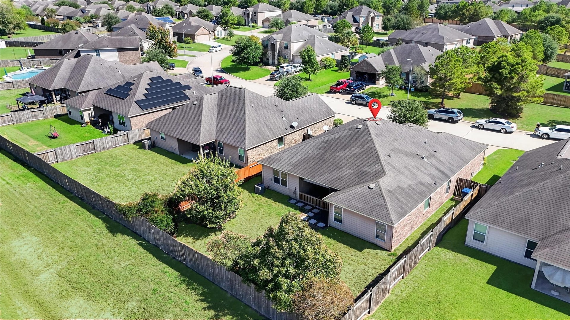22907 Gentle Shadow Drive, Hockley, TX 77447 Create your own outdoor retreat with room for garden beds, seating areas, or lawn games.
