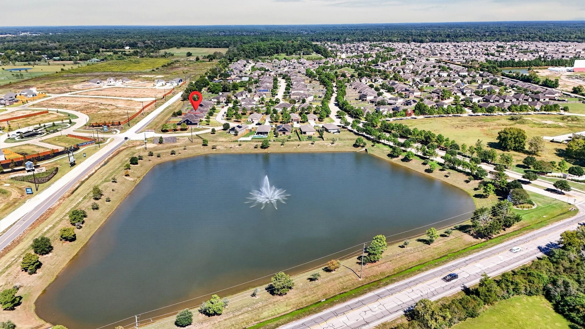 22907 Gentle Shadow Drive, Hockley, TX 77447 Nearby, a neighborhood pond with a striking fountain and surrounding green space adds to the settings appeal. From quiet afternoons on the patio to gatherings with friends, this home offers space to enjoy life at your own pace