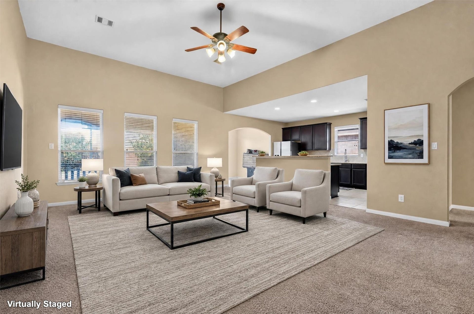 22907 Gentle Shadow Drive, Hockley, TX 77447 Retreat to your relaxing primary suite a welcoming space to recharge, enjoy a quiet moment, and unwind at the end of the day. Add your personal touches to create a restful escape youll look forward to coming home to.
