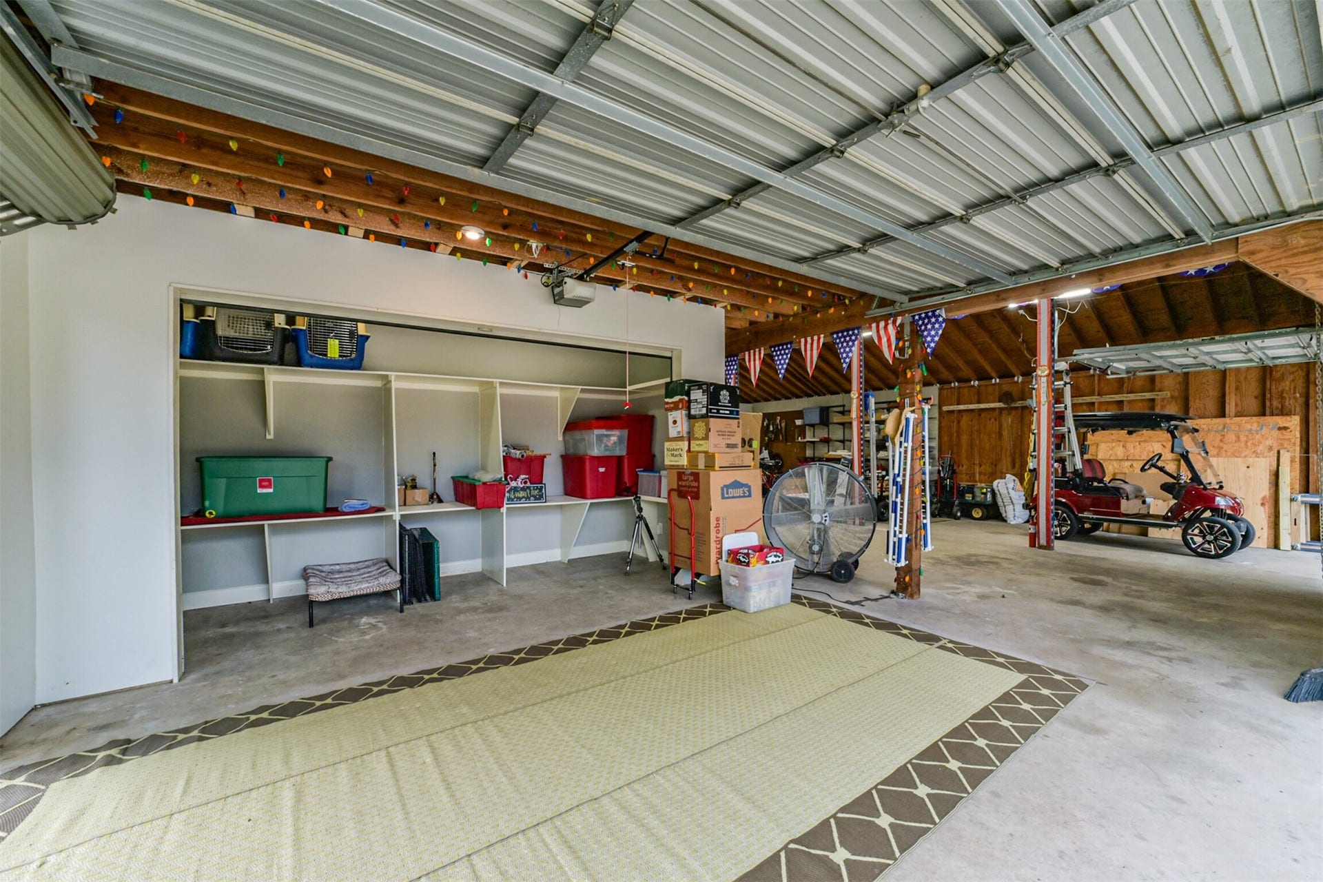 3210 Nottingham Street, Pearland, TX 77581 Storage area in third bay of garage.
