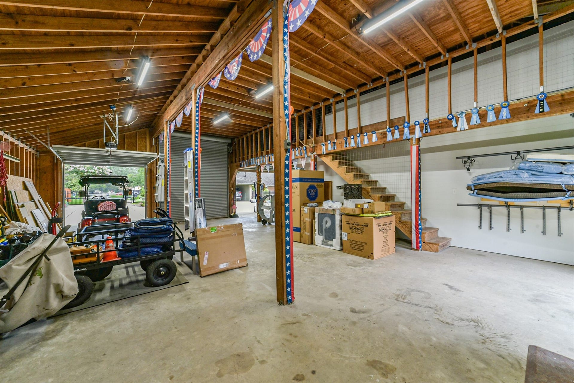 3210 Nottingham Street, Pearland, TX 77581 View of garage from the back.