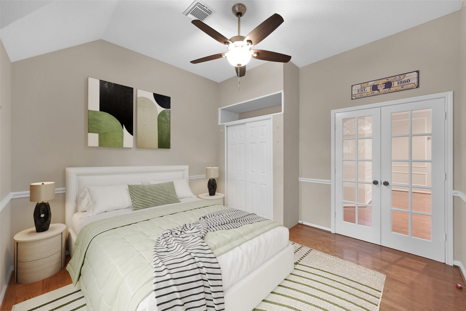 14 Tethered Vine Place, The Woodlands, TX 77382 Virtually staged bedroom or would make a great study area.