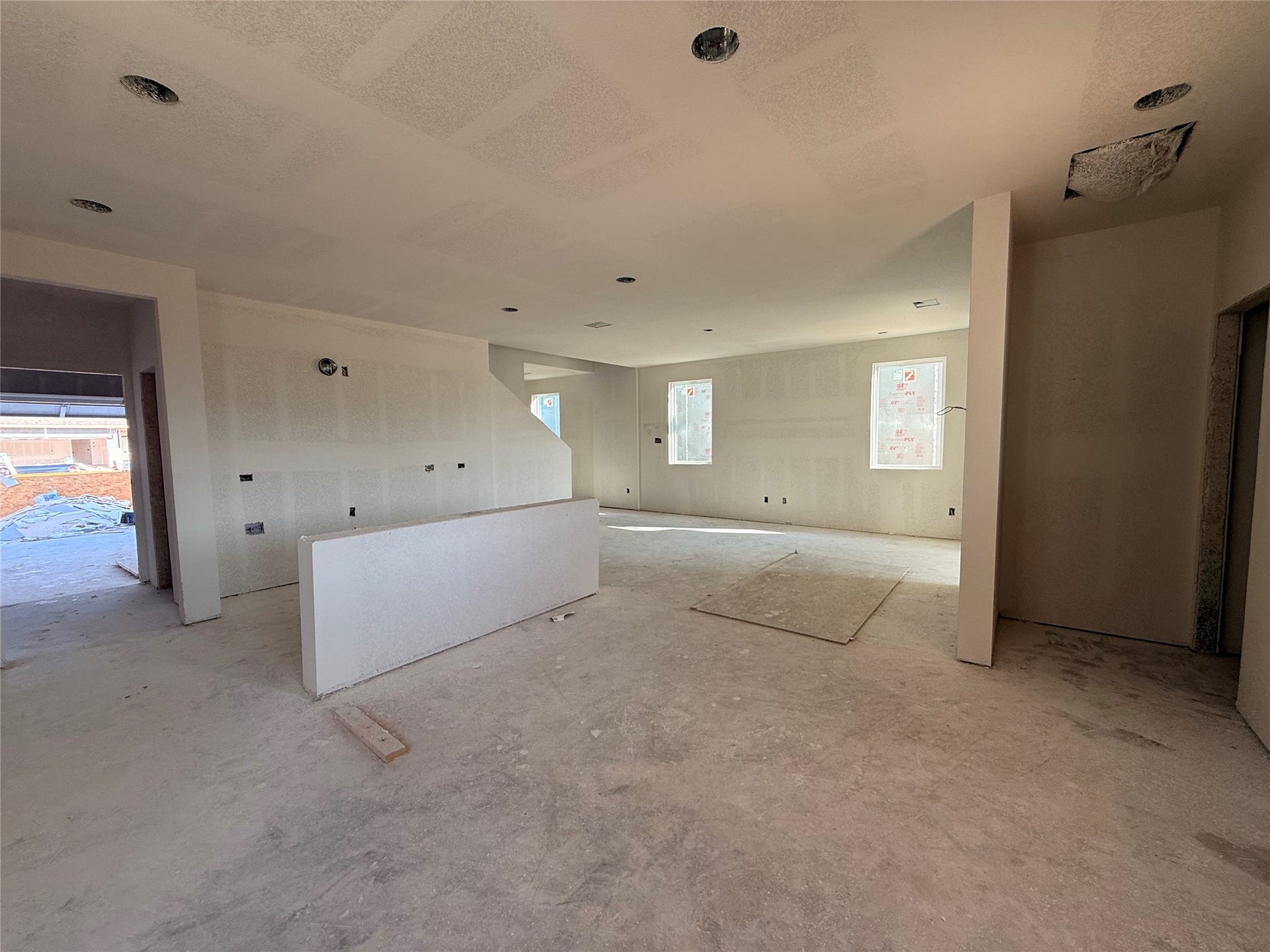 dining into kitchen