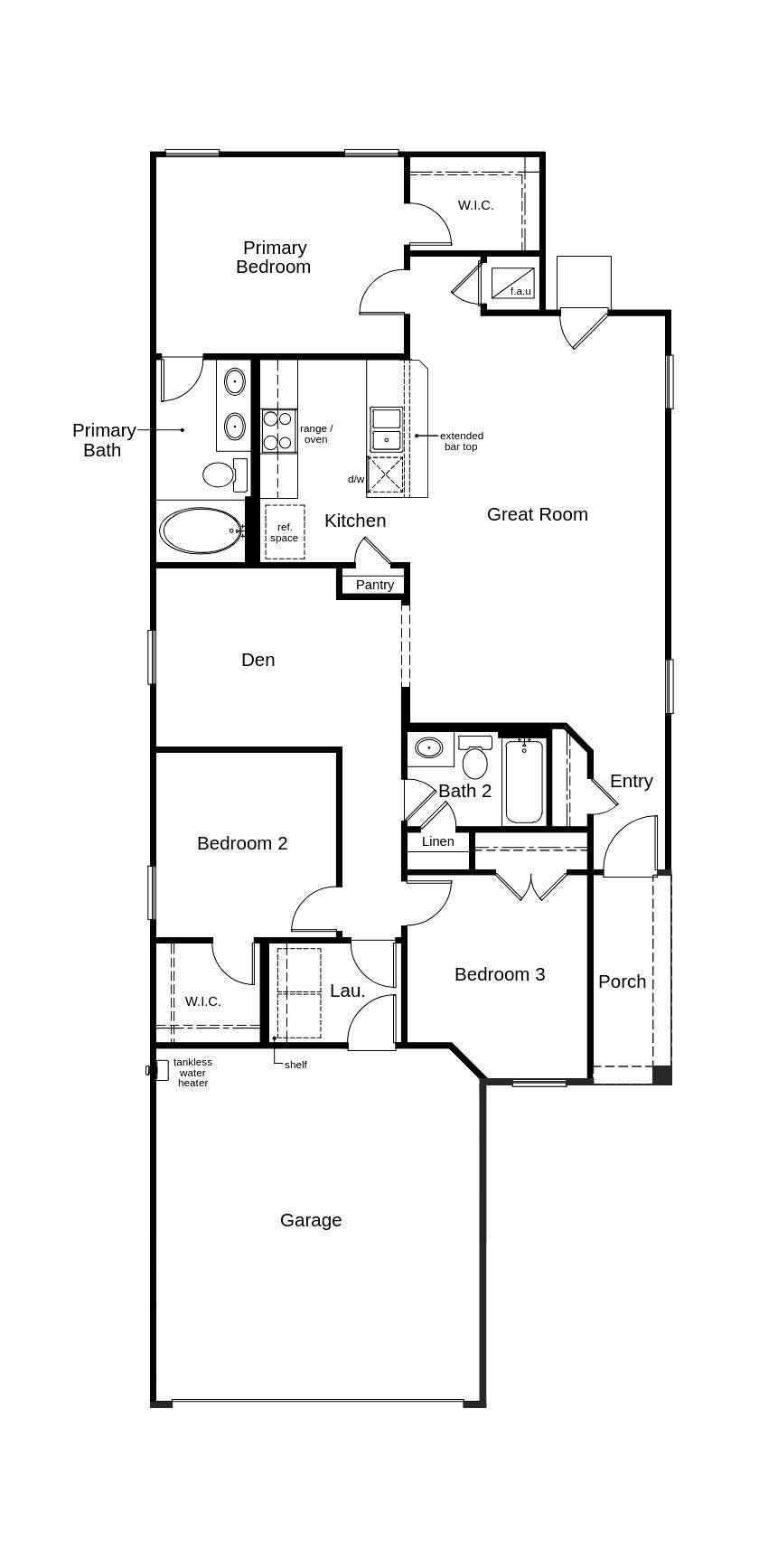 4805 Salerno Lane, Conroe, TX 77304 This floor plan features 3 bedrooms, 2 full baths, and over 1,300 square feet of living space