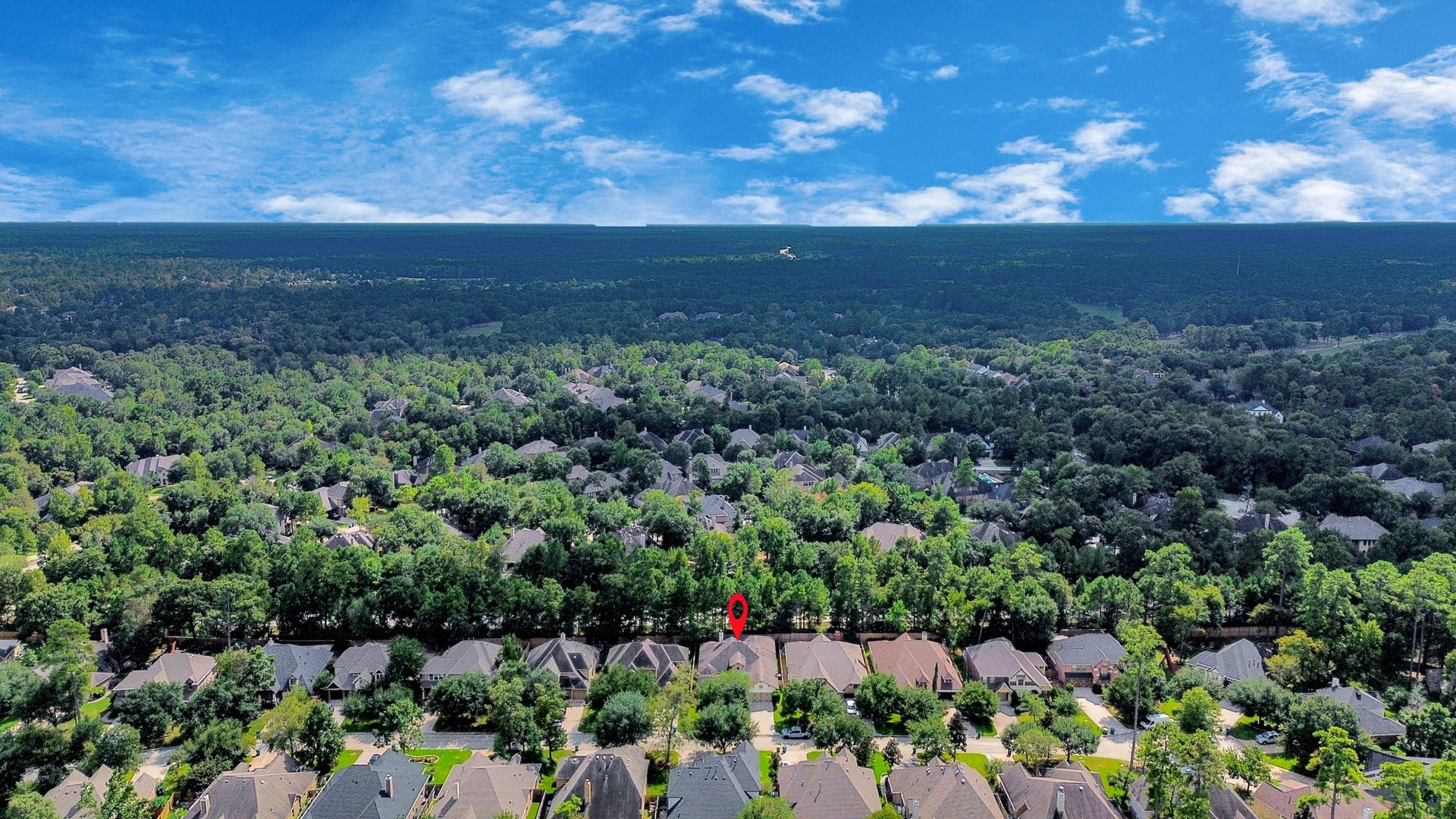 143 Pronghorn Place, Montgomery, TX 77316 Nestled in a lush, forested neighborhood, this home offers serene surroundings and a sense of privacy, with easy access to nearby amenities.