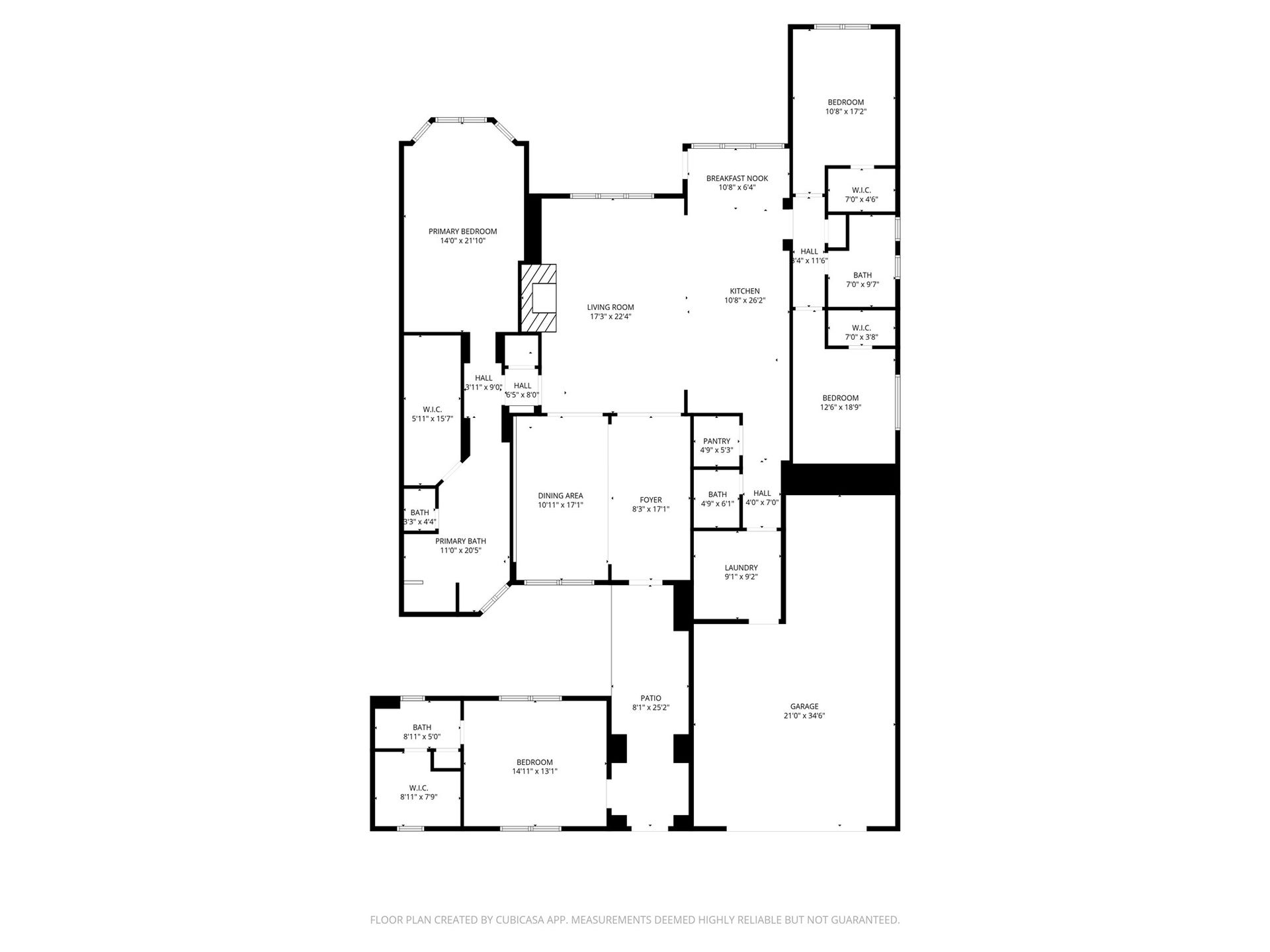 143 Pronghorn Place, Montgomery, TX 77316 Spacious floor plan featuring a large primary bedroom with en-suite, open living and dining areas, a functional kitchen with breakfast nook, and additional bedrooms for versatile living. Includes a convenient laundry room and a sizable garage.