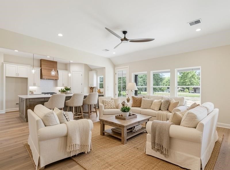 3411 Avenue J 1/2, Santa Fe, TX 77510 Living Room - Virtually Staged
