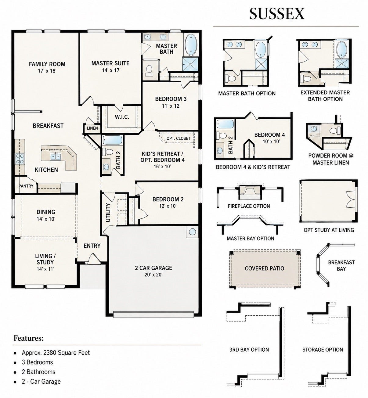 2006 Peonies Court, Pearland, TX 77581 Flipped floor plan.