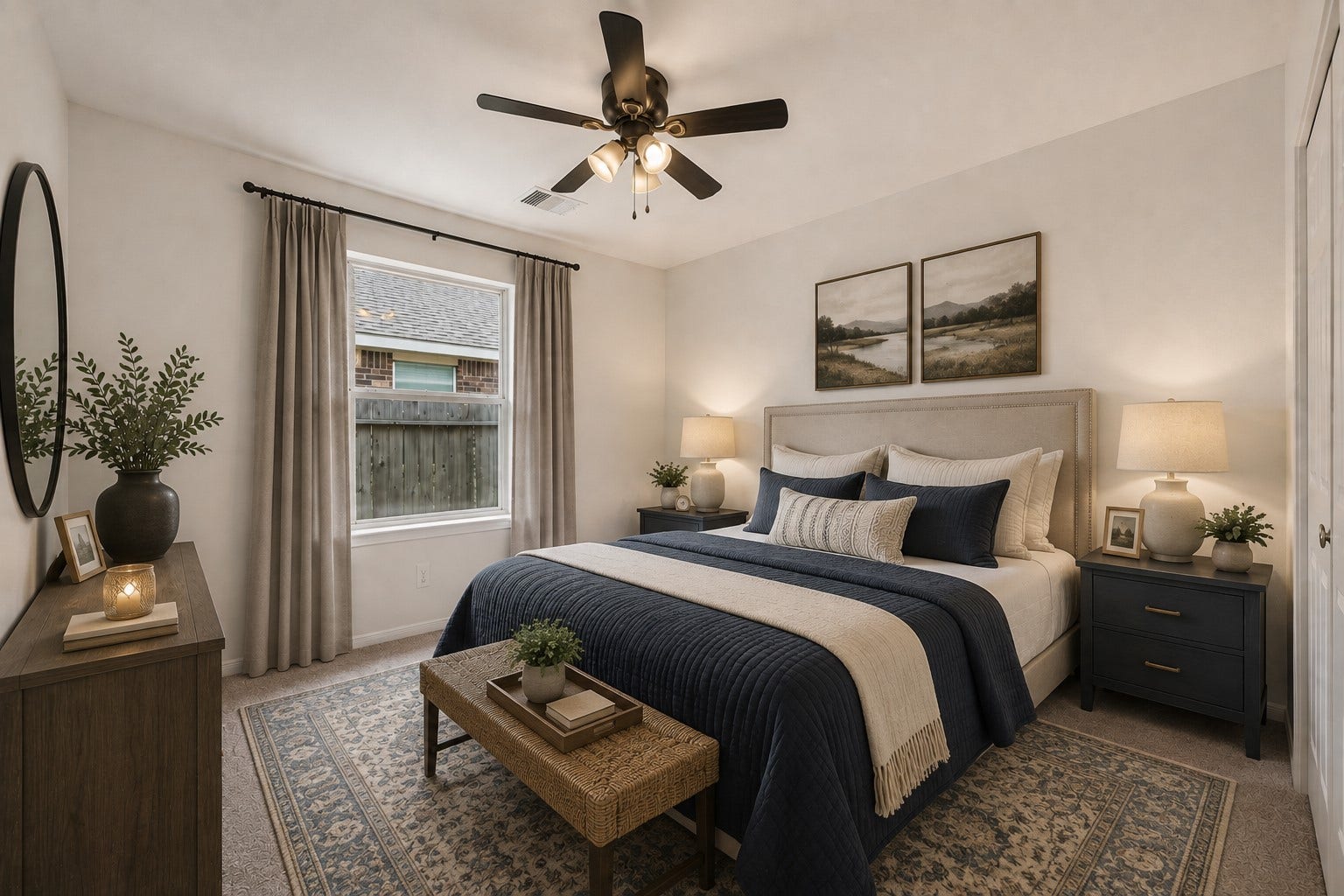 4714 Lake Rim Drive, Alvin, TX 77511 Bedroom 3 - digitally staged