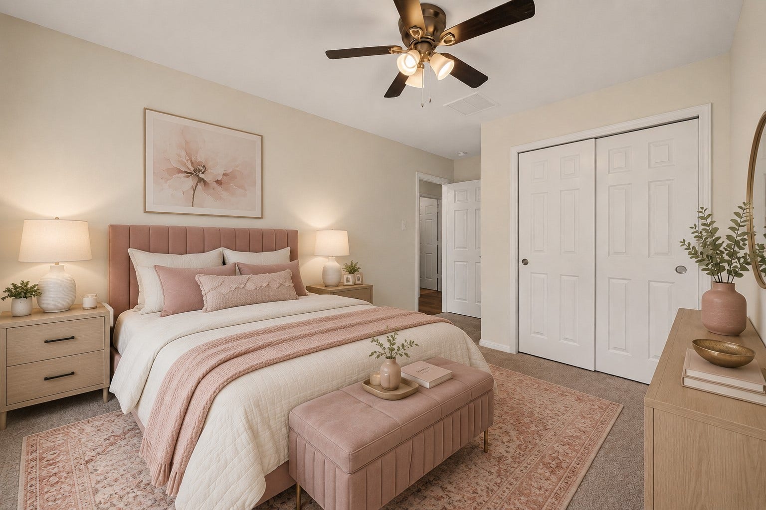 4714 Lake Rim Drive, Alvin, TX 77511 Bedroom 2 - digitally staged