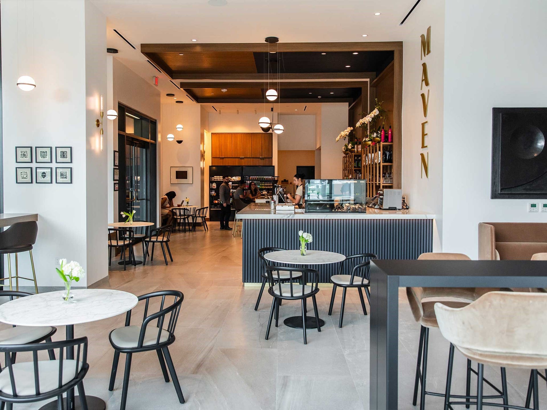 1711 Allen Parkway, #2102, Houston, TX 77019 Maven Coffe and Cocktails.