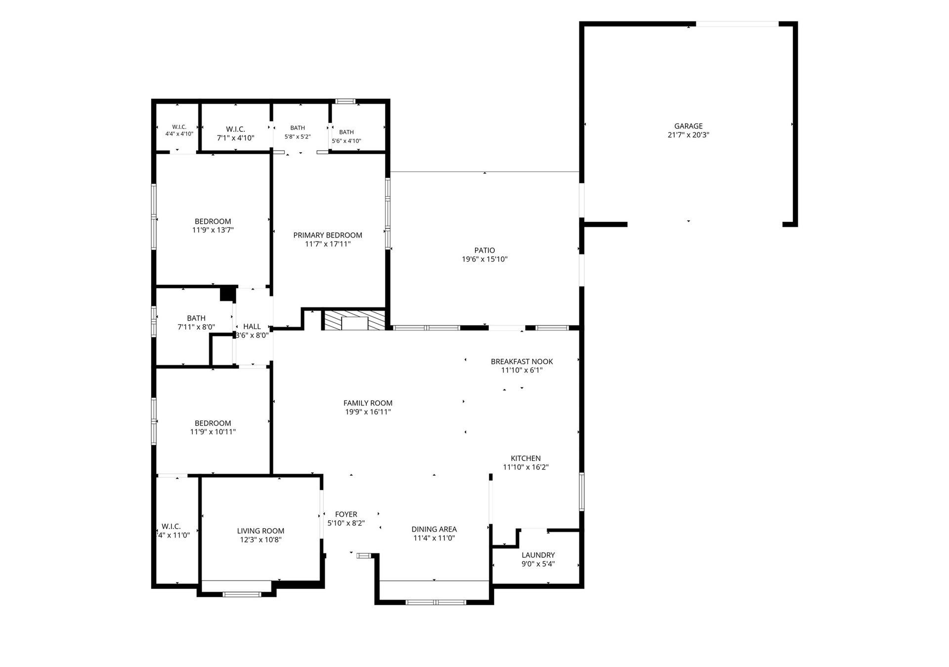 25410 Fairbrook Lane, Spring, TX 77373 Floor plan