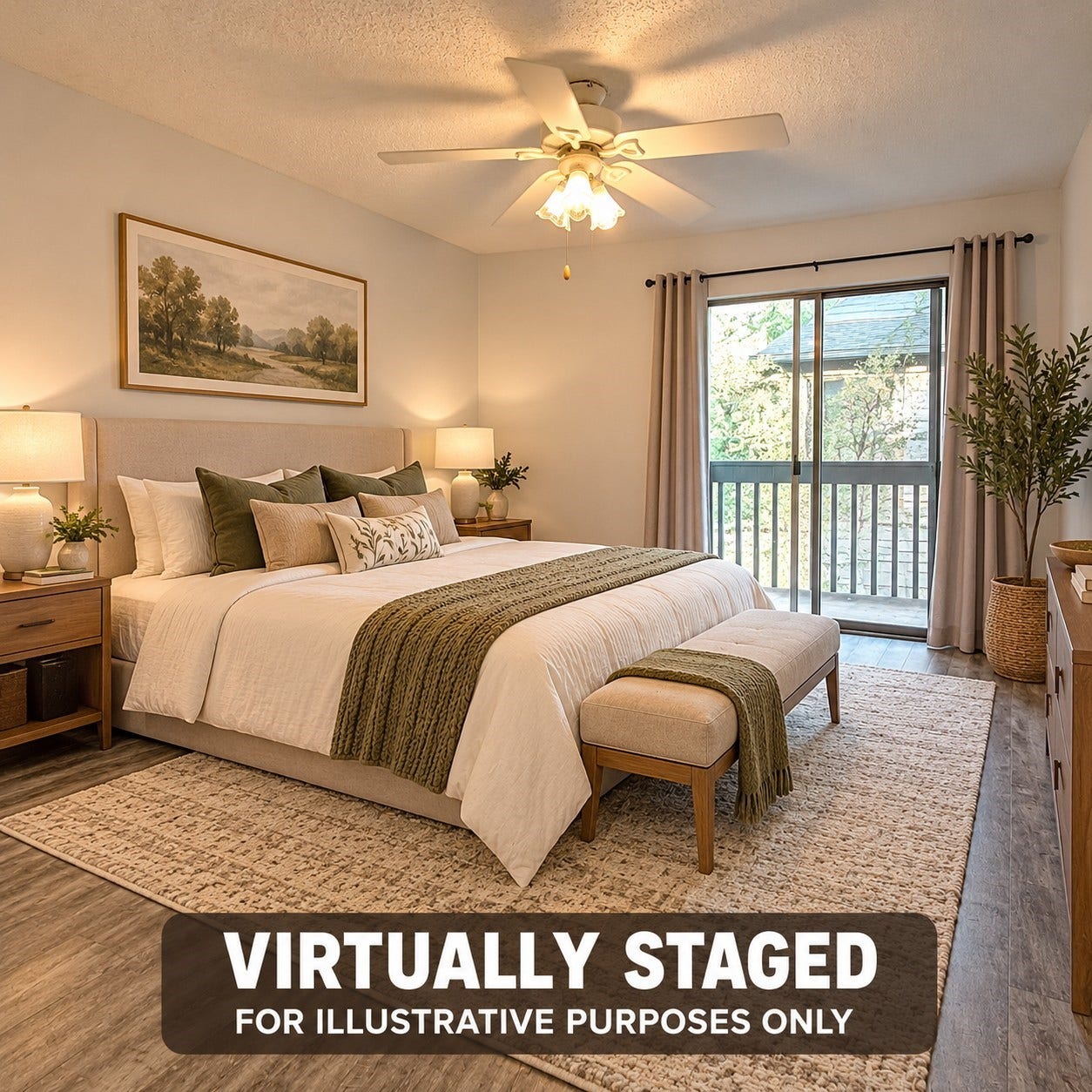 260 El Dorado Boulevard, #808, Houston, TX 77598 Virtual staged to give you an idea of how cozy this room would be for you to enjoy.