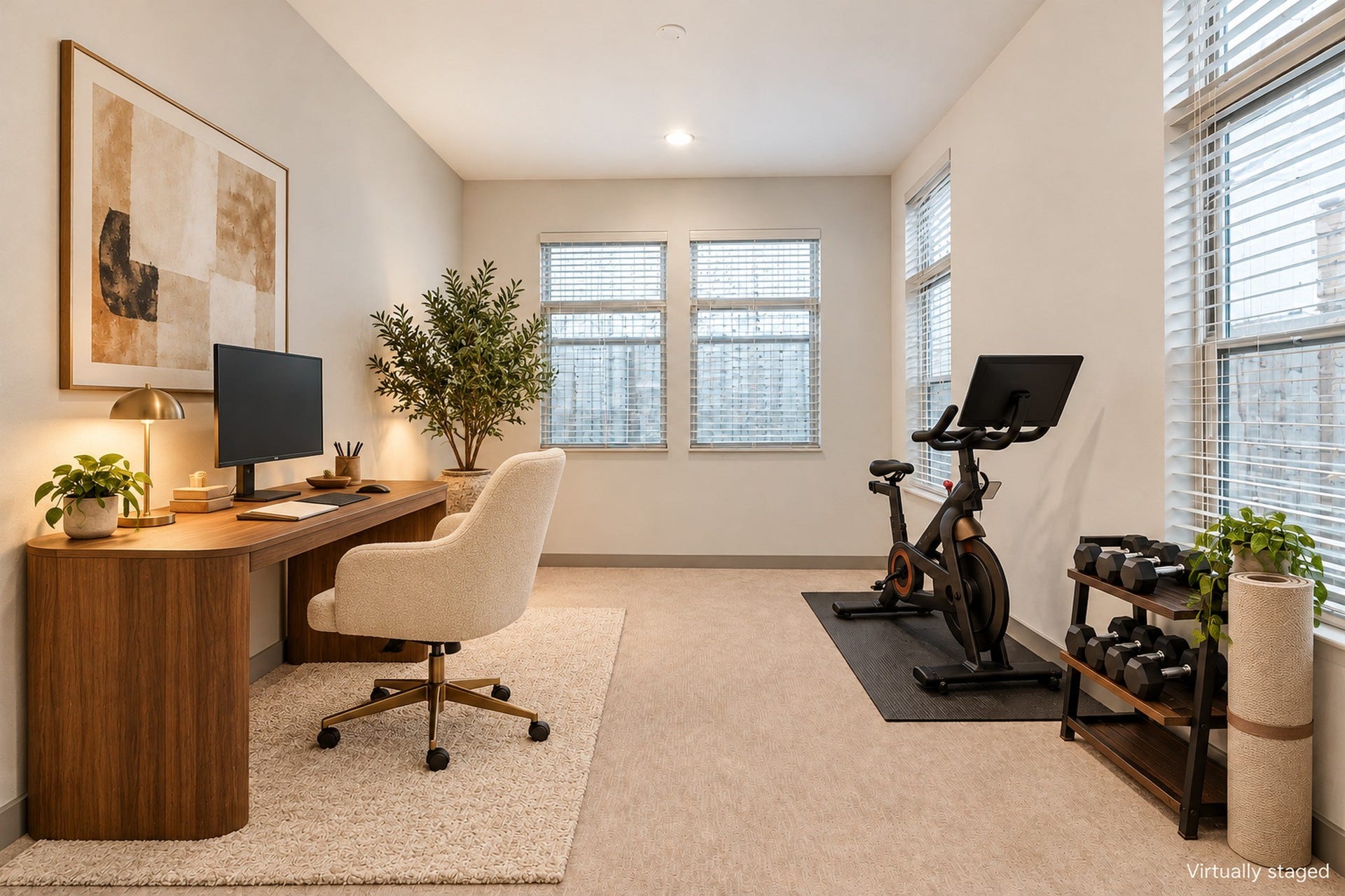 751 N Emile Street, Houston, TX 77020 First floor living/ office/ gym.
Virtually staged