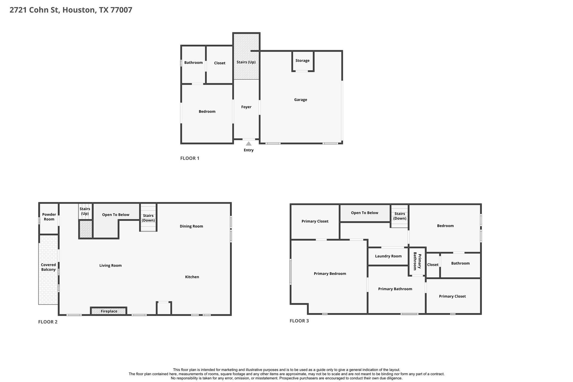 2721 Cohn Street, Houston, TX 77007 2721 Cohn Street, Houston, TX 77007