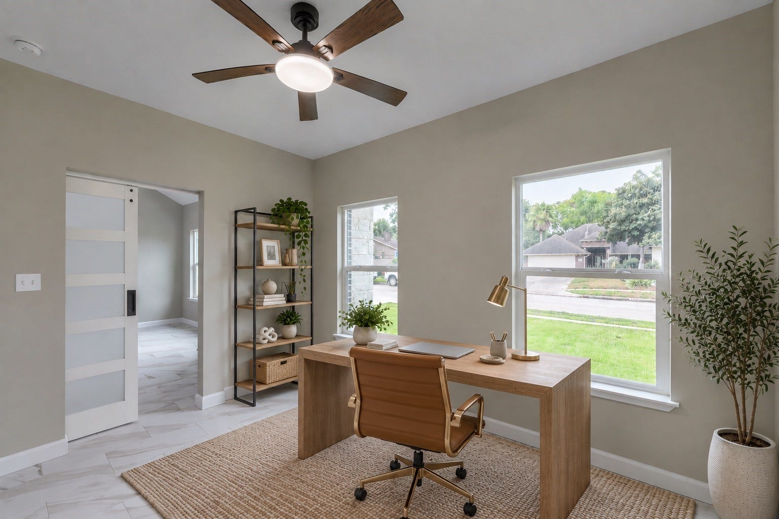 9806 Southwick Drive, Humble, TX 77338 Virtually staged office