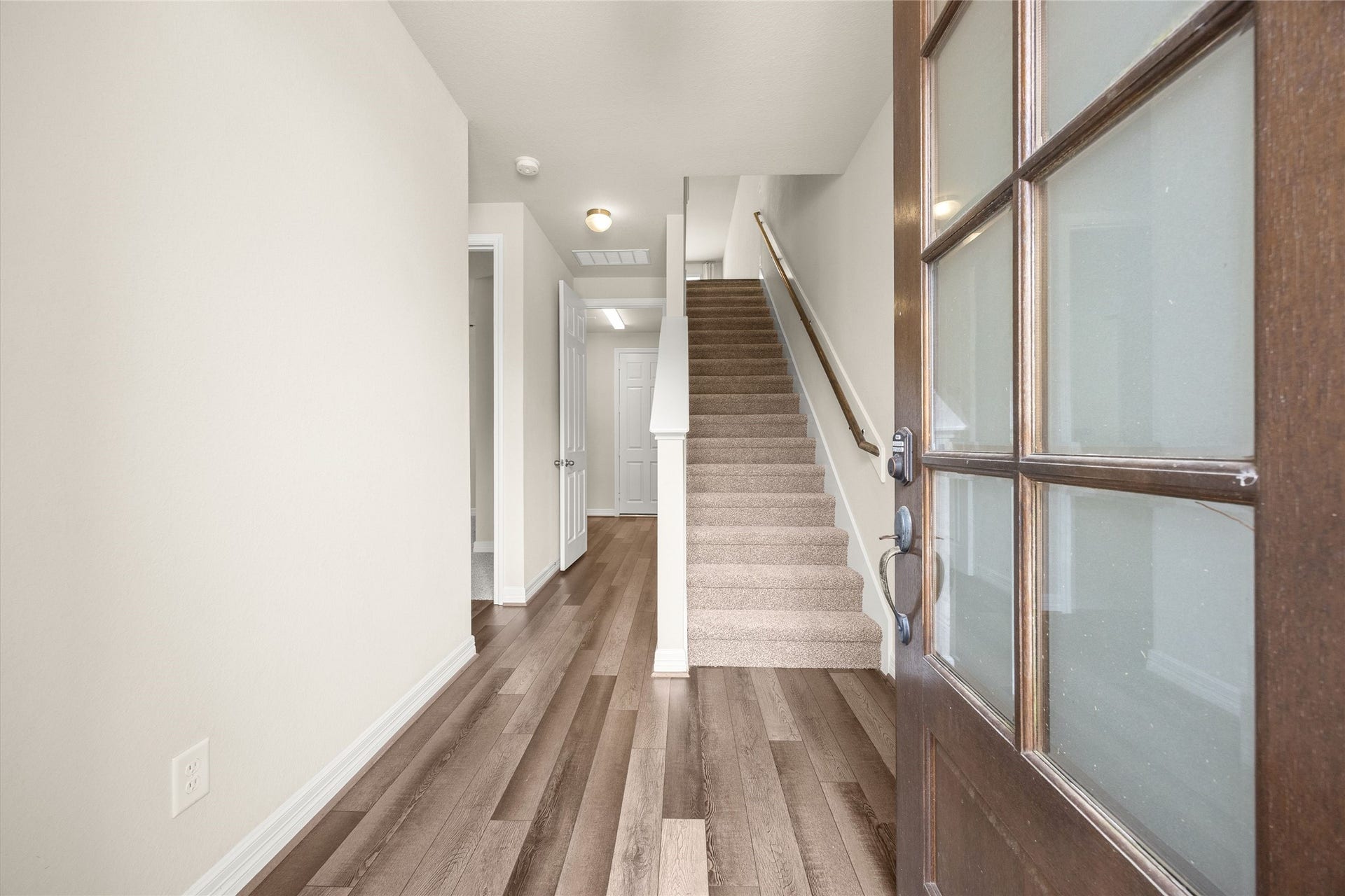18223 Crystal Knoll Drive, Cypress, TX 77433 Step inside to a welcoming entry that immediately begins to reveal the home's thoughtfully planned layout.