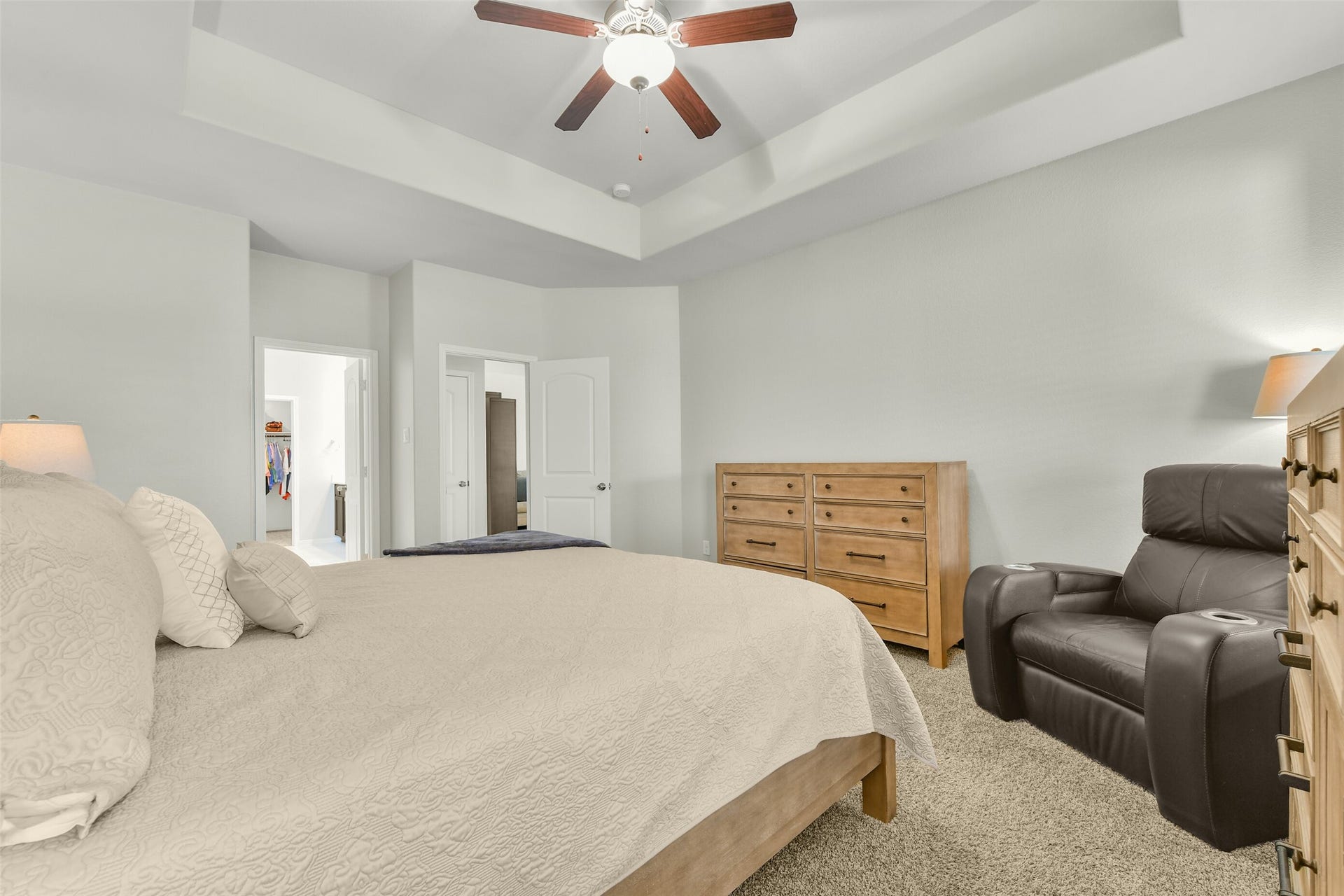 18015 Svensson Slade Lane, Houston, TX 77044 Another view of the large master bedroom