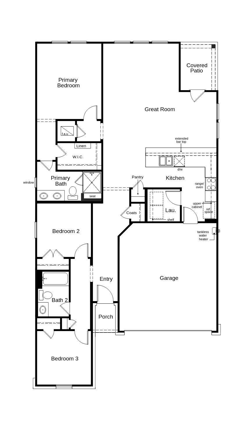 5931 Bella Lynn Drive, Manvel, TX 77578 This floor plan features 3 bedrooms, 2 full baths, and over 1,400 square feet of living space.