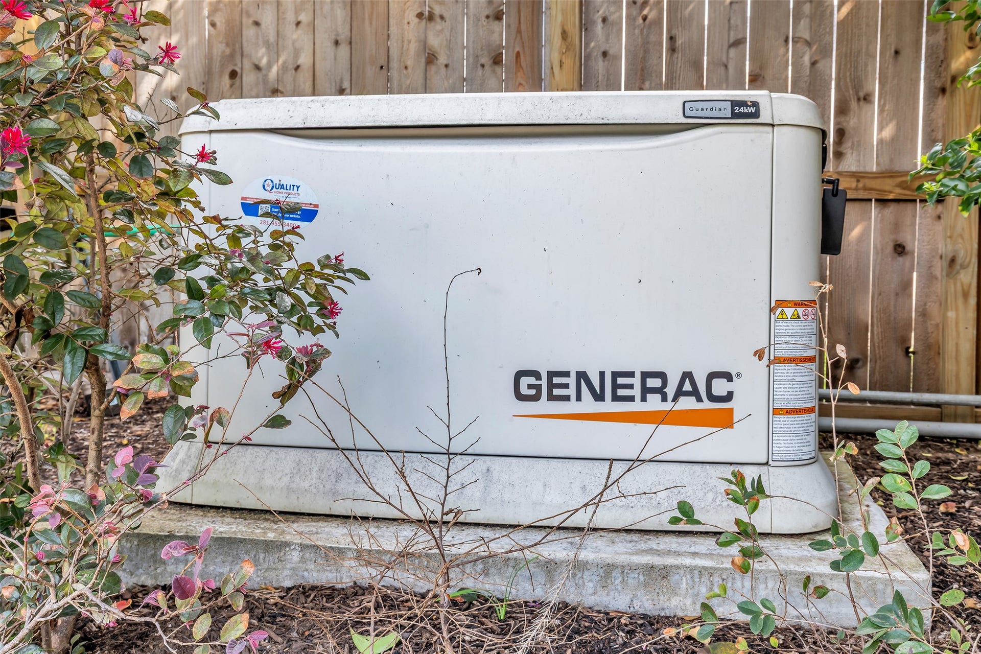 5907 Rocky Brook Drive, Houston, TX 77345 Whole home generator