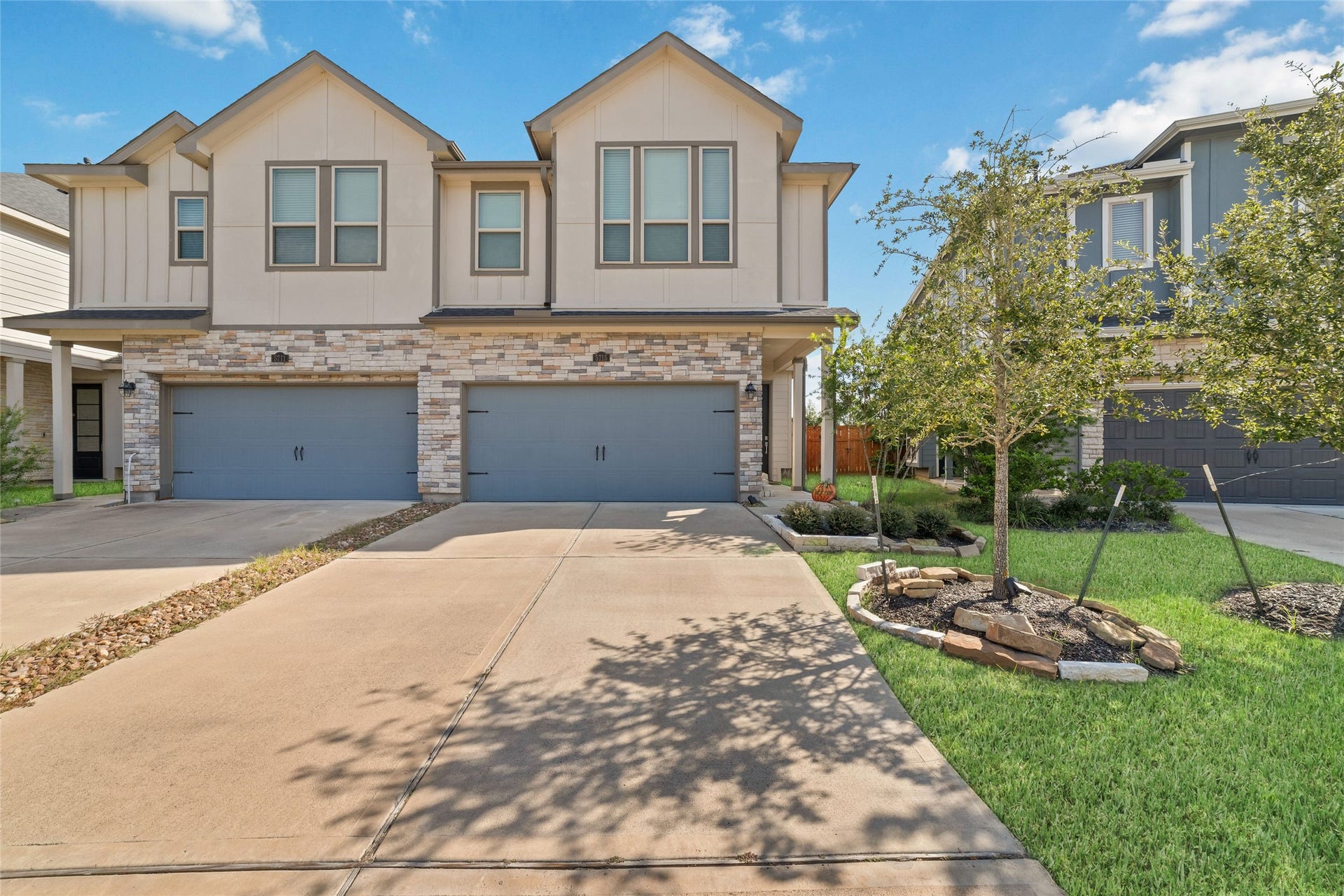 5715 Foggy Vine Court, Fulshear, TX 77441 Welcome to this charming 3-bedroom, 2.5-bath townhome in the sought-after Cross Creek Ranch community, offering 1,824 square feet of thoughtfully designed living space and an attached 2-car garage.