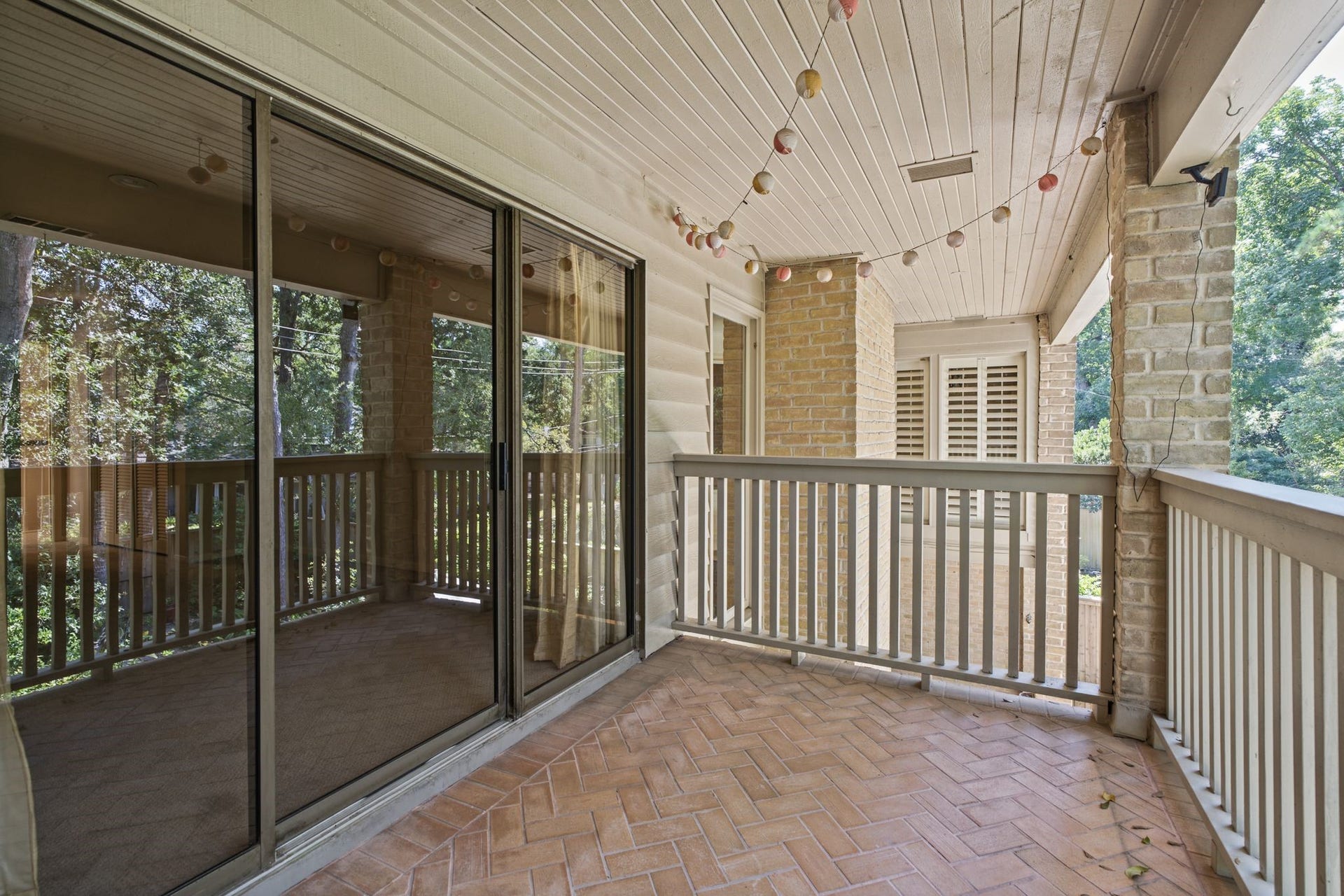 201 Vanderpool Lane, #69, Houston, TX 77024 Secondary Bedroom balcony