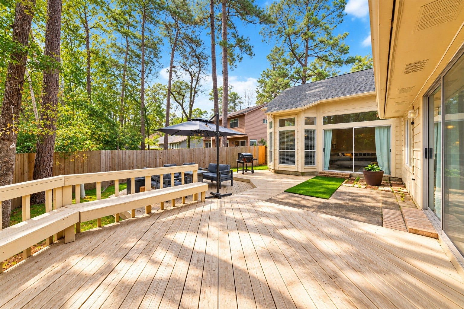 36 N Rain Forest Court, Spring, TX 77380 AI-Enhanced | Actual Property