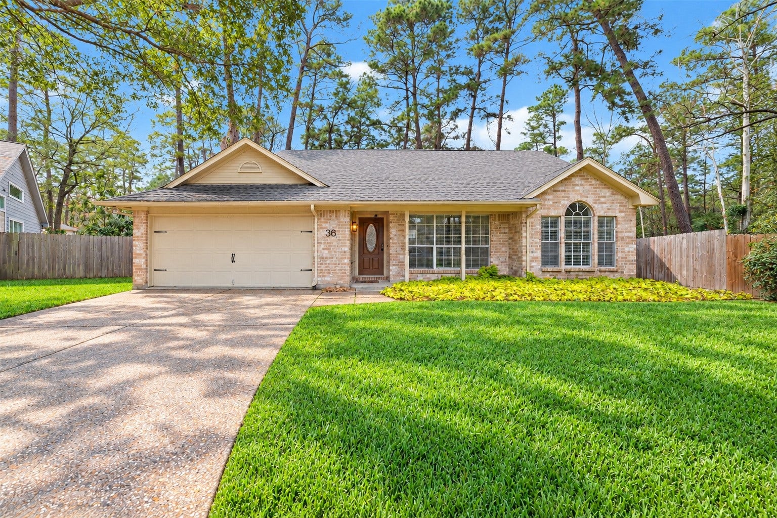 36 N Rain Forest Court, Spring, TX 77380 AI-Enhanced | Actual Property